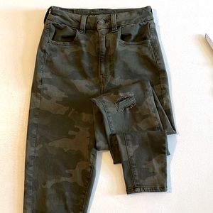 American eagle curvy super high rise jeggings